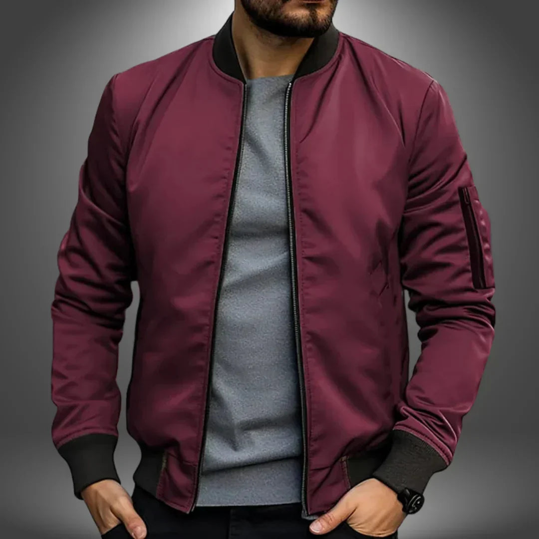 Men's Lightweight Bomber Jacket – Casual Windbreaker