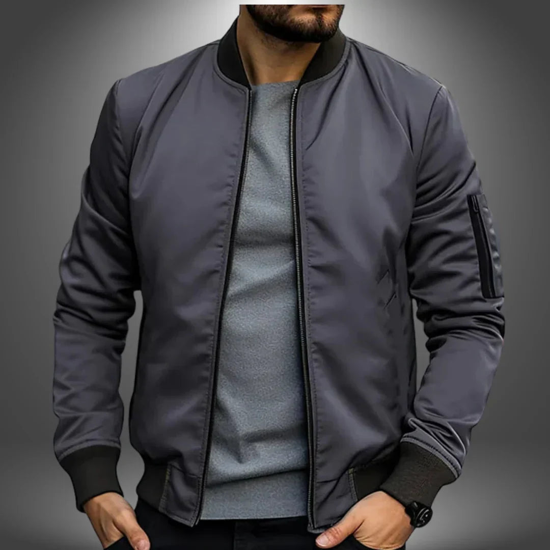 Men's Lightweight Bomber Jacket – Casual Windbreaker