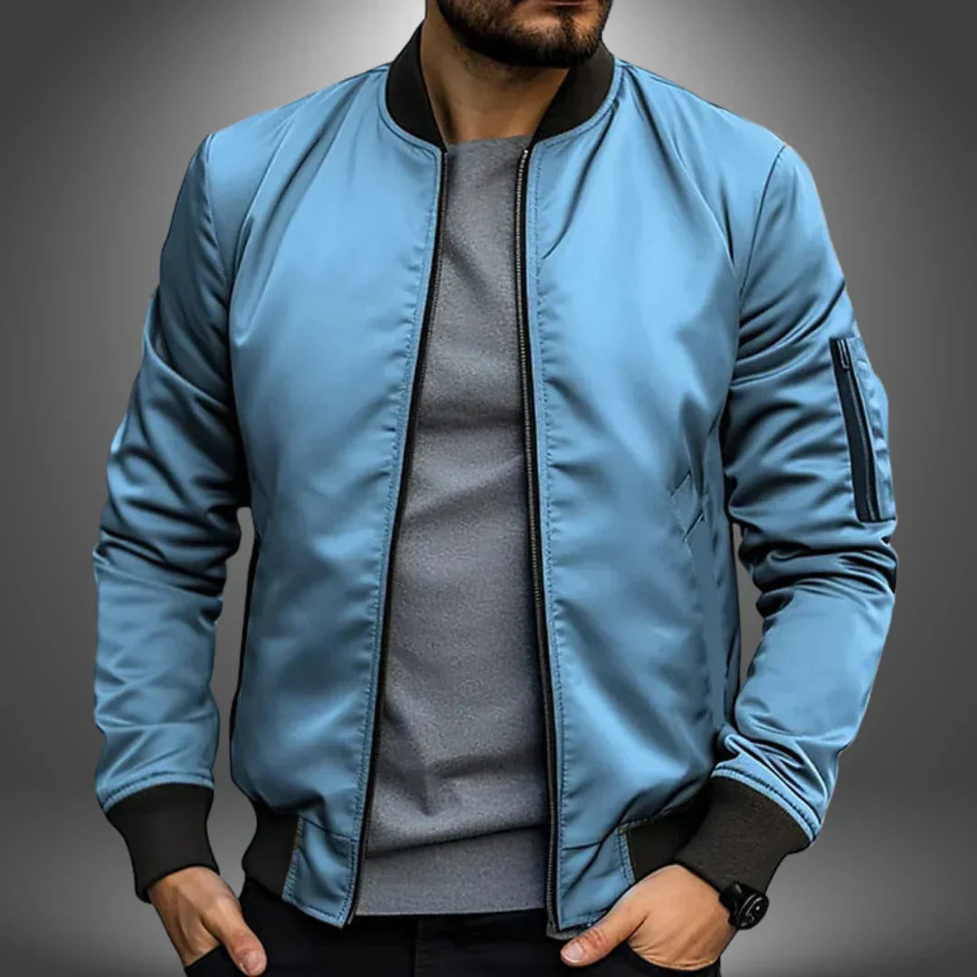 Men's Lightweight Bomber Jacket – Casual Windbreaker