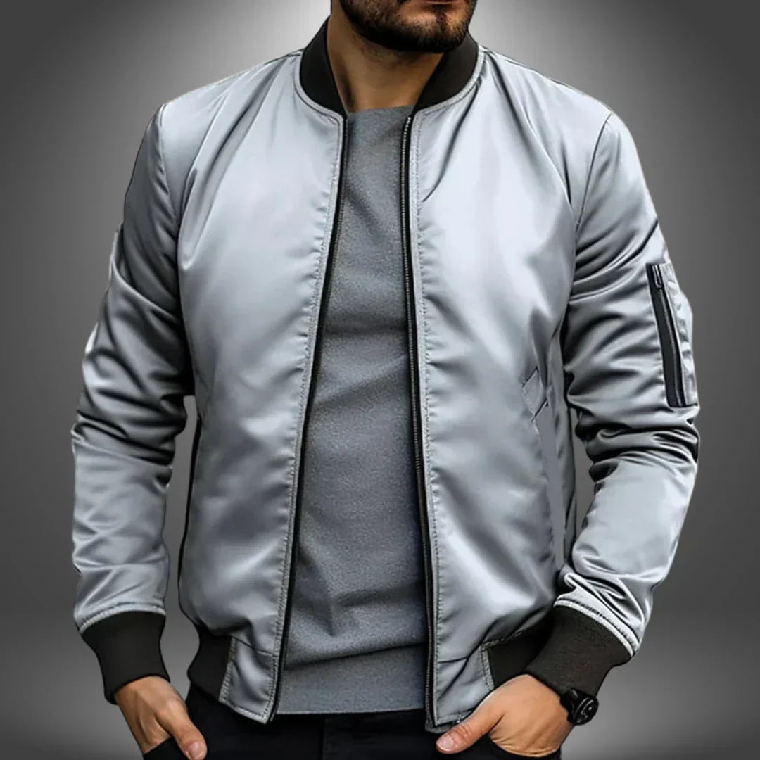 Men's Lightweight Bomber Jacket – Casual Windbreaker