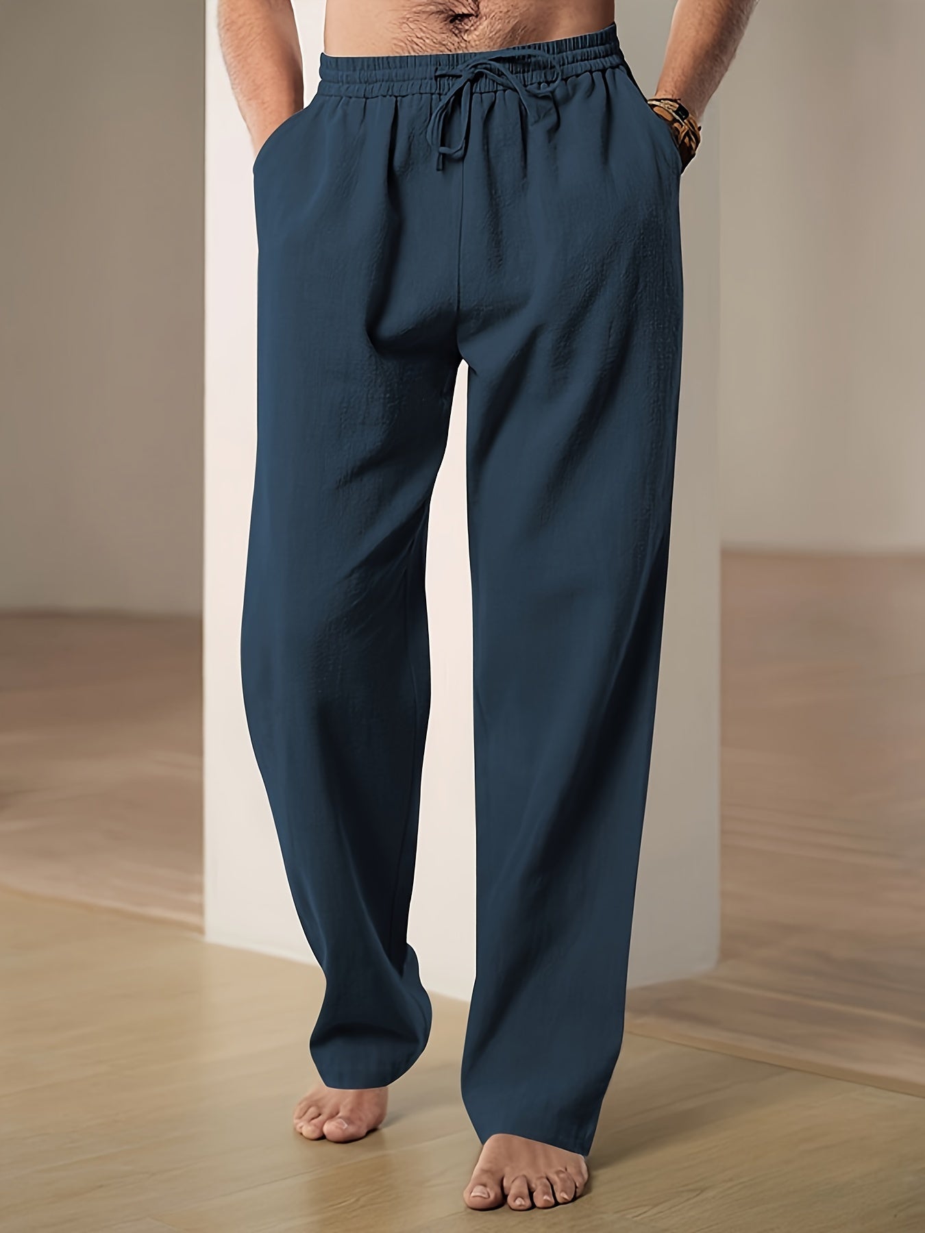 Men's Lightweight Relaxed Fit Lounge Trousers
