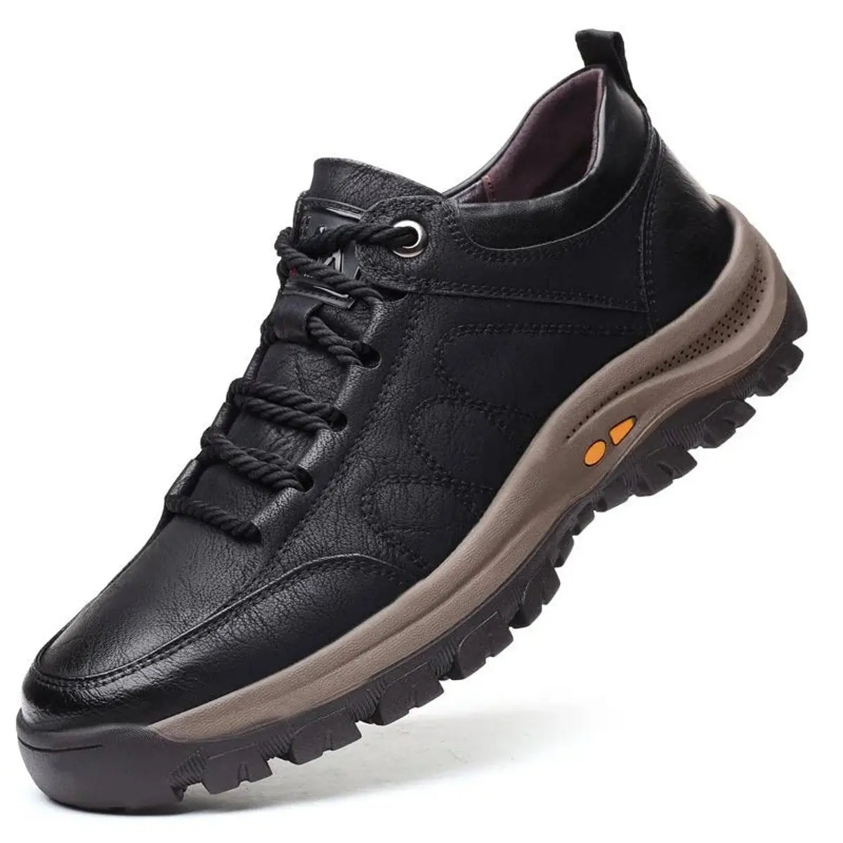 William | Men's Orthopedic Waterproof Leather Lace-Up Casual Shoes