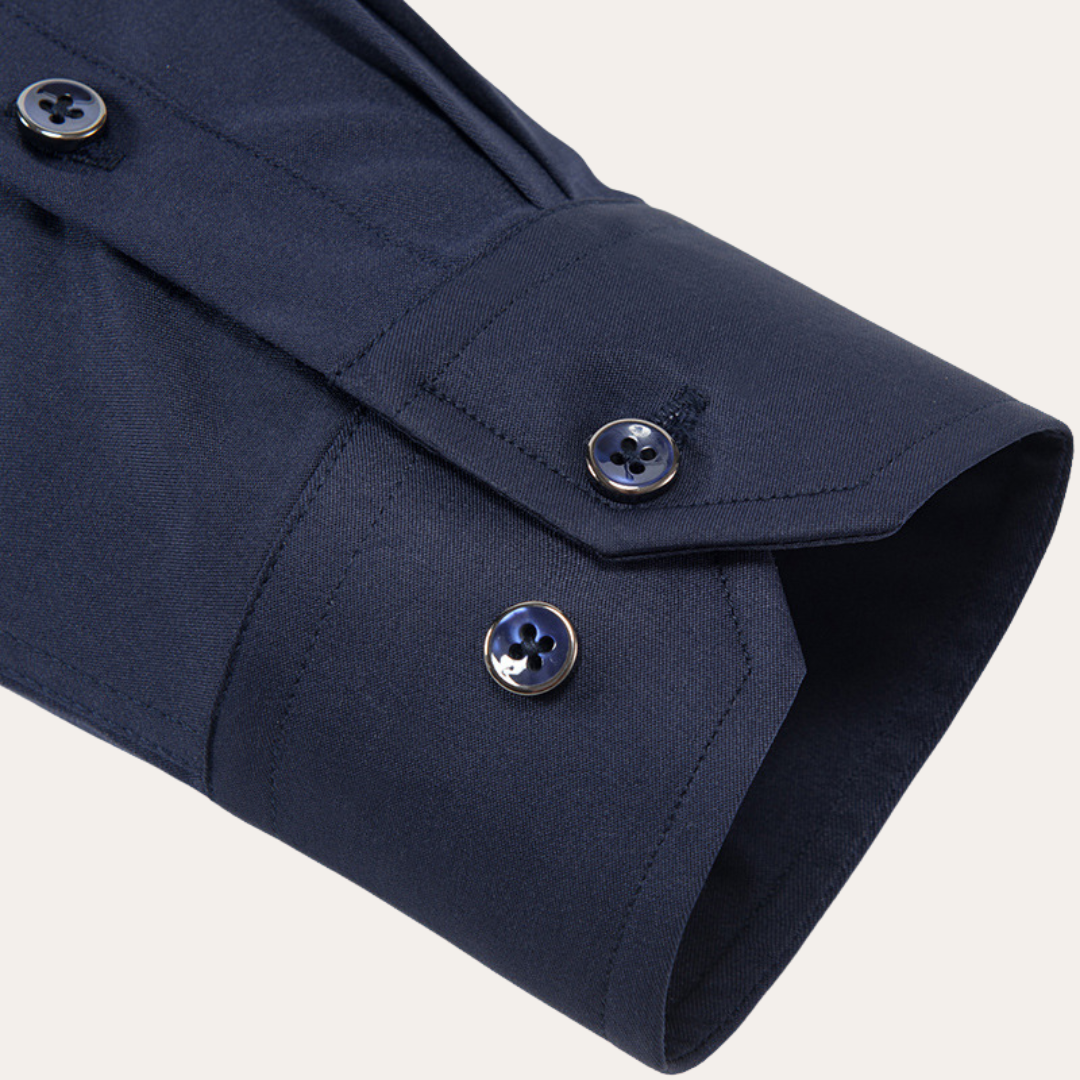 Men's Slim Fit Business Shirt - Elegant Dress Shirt