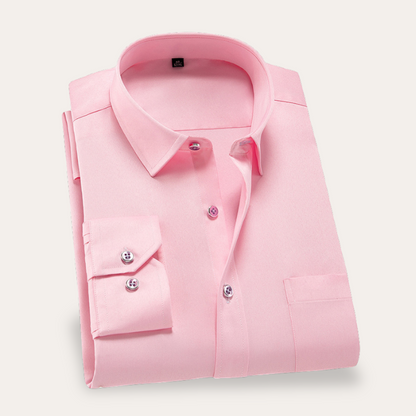 Men's Slim Fit Business Shirt - Elegant Dress Shirt