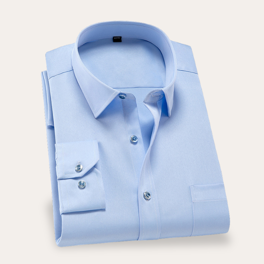 Men's Slim Fit Business Shirt - Elegant Dress Shirt