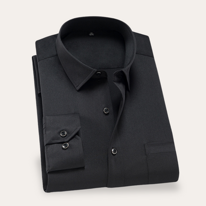 Men's Slim Fit Business Shirt - Elegant Dress Shirt