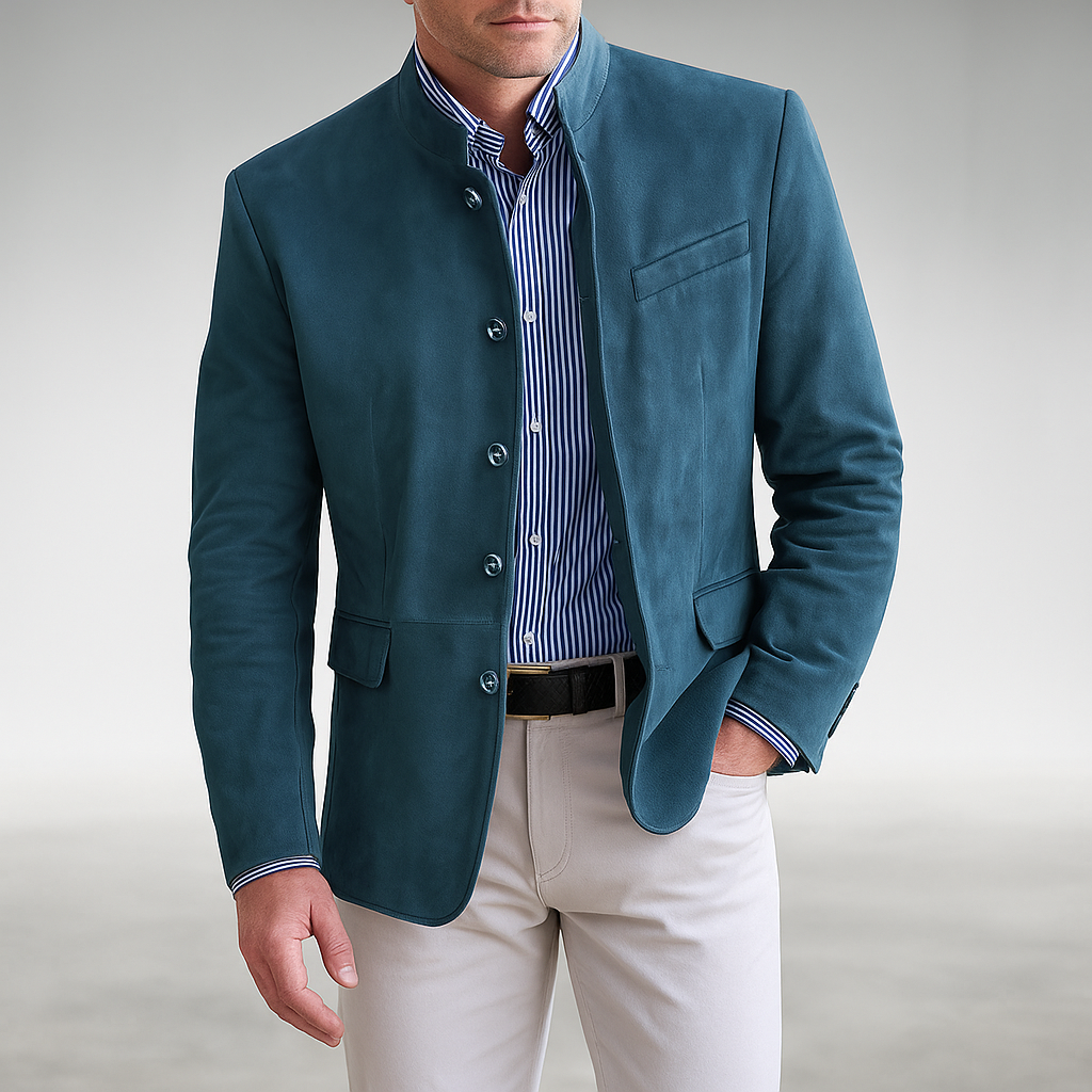Ella | Men's Structured Button Cardigan for Casual Layering