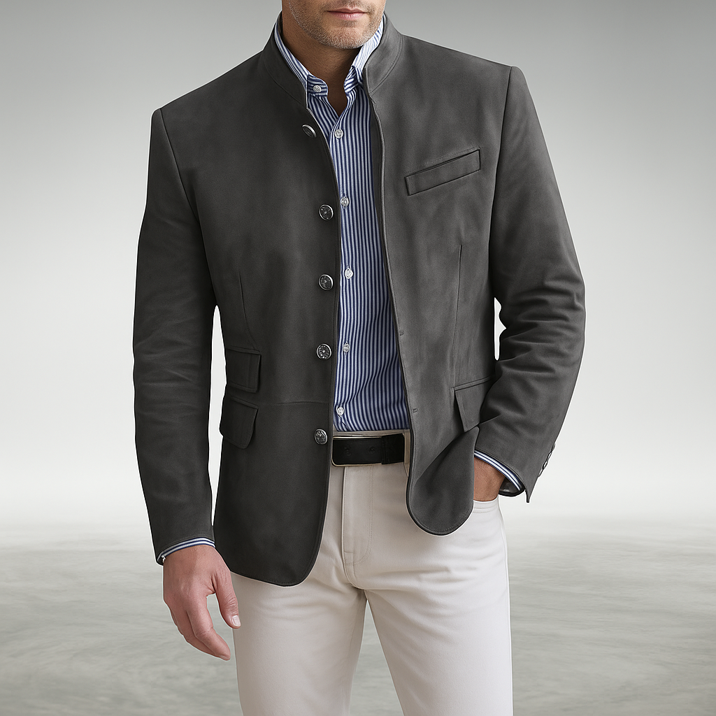 Ella | Men's Structured Button Cardigan for Casual Layering