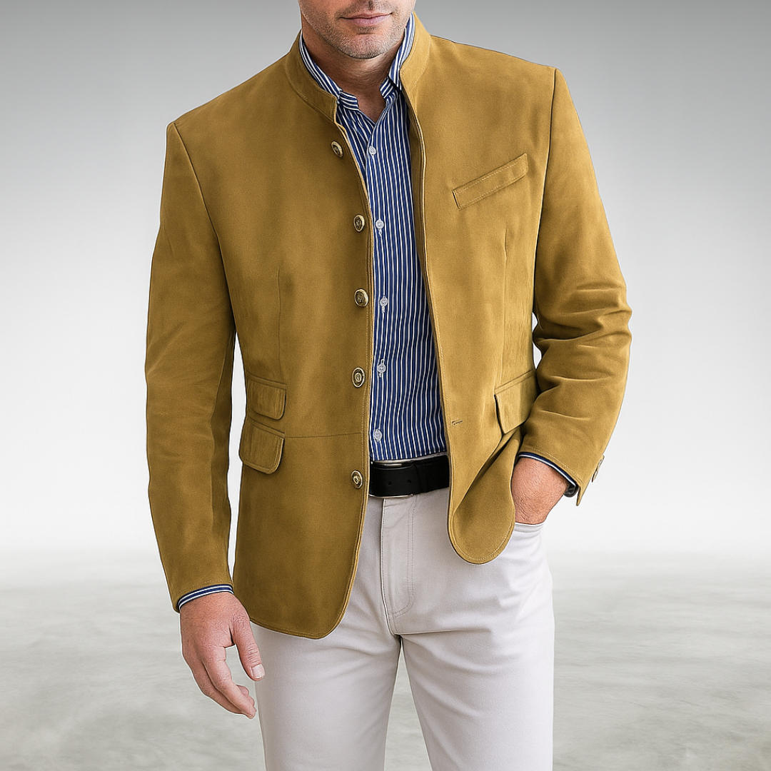 Ella | Men's Structured Button Cardigan for Casual Layering