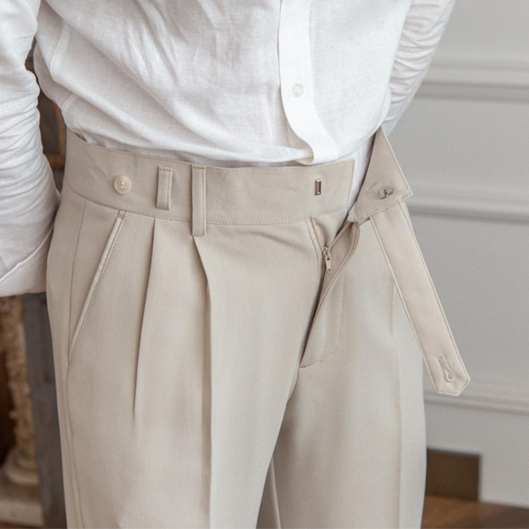 Men's Tailored Essential Trousers - Available in Classic Colours