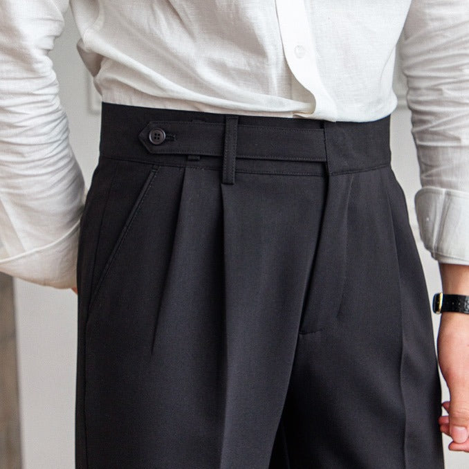 Men's Tailored Essential Trousers - Available in Classic Colours