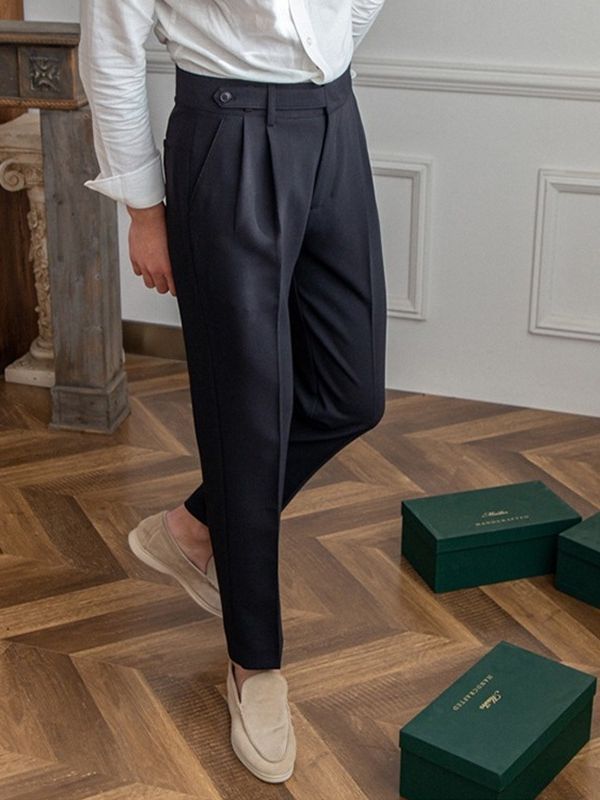Men's Tailored Essential Trousers - Available in Classic Colours