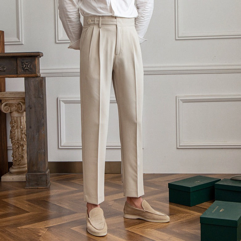 Men's Tailored Essential Trousers - Available in Classic Colours