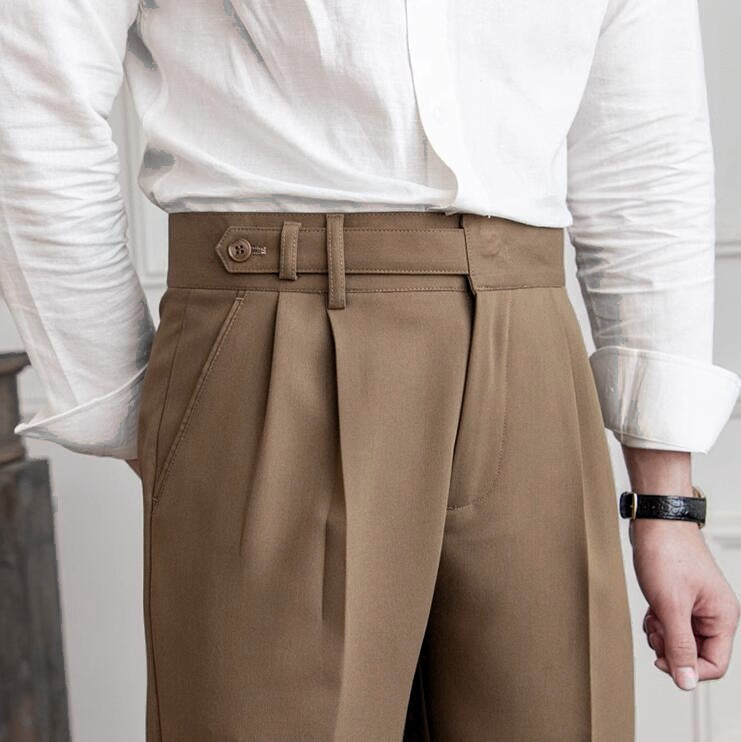 Men's Tailored Essential Trousers - Available in Classic Colours