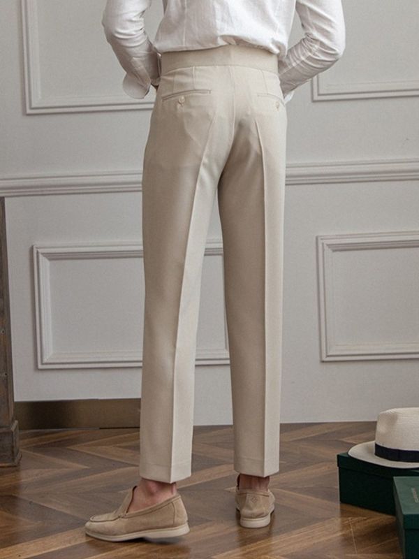 Men's Tailored Essential Trousers - Available in Classic Colours