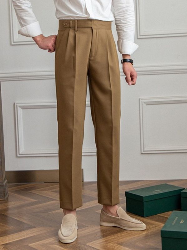 Men's Tailored Essential Trousers - Available in Classic Colours