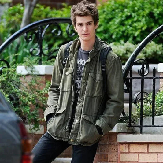 Men's Vintage Field Jacket - Adjustable Waist