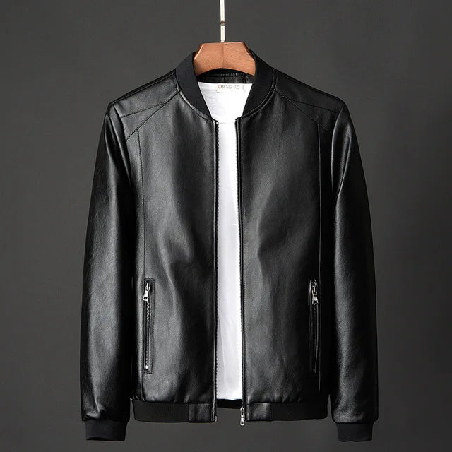 Men's Vintage Bomber Jacket with Secure Pockets