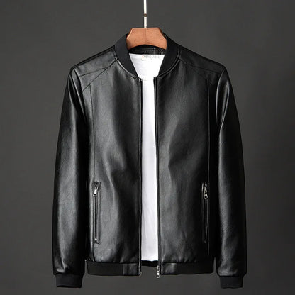 Men's Vintage Bomber Jacket with Secure Pockets