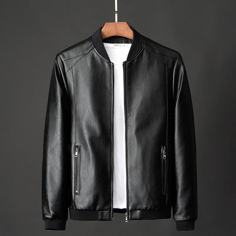 Men's Vintage Bomber Jacket with Secure Pockets