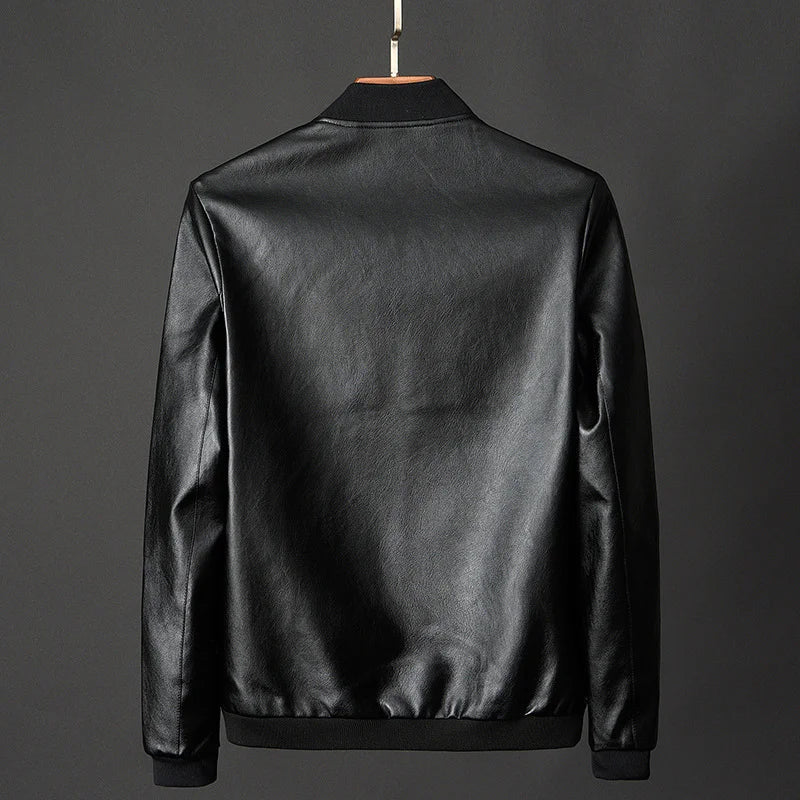 Men's Vintage Bomber Jacket with Secure Pockets