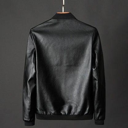 Men's Vintage Bomber Jacket with Secure Pockets