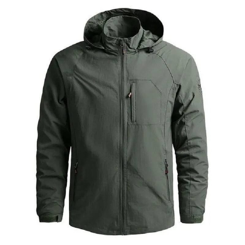 Men's Waterproof Breathable Cargo Summer Jacket