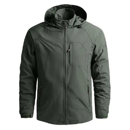 Men's Waterproof Breathable Cargo Summer Jacket