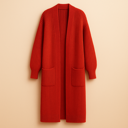Fresh Label | Noor Lang Gebreid Vest