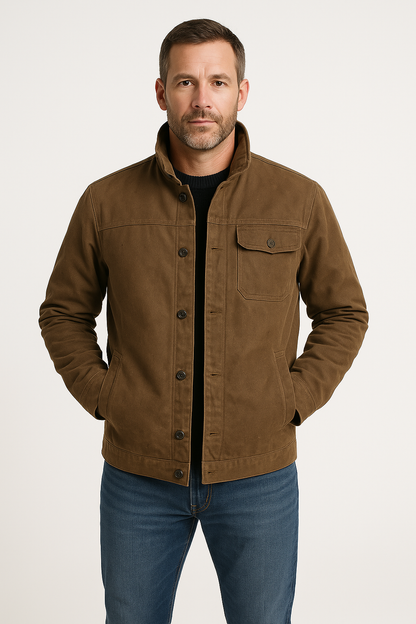 Men's Utility Jacket - Autumn Outdoor Style