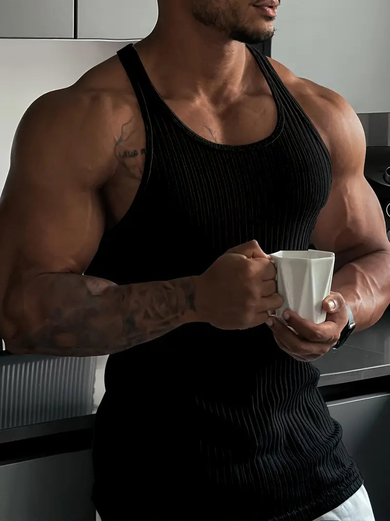 Men's Athletic Body Fit Tank Top - Sleek & Comfortable