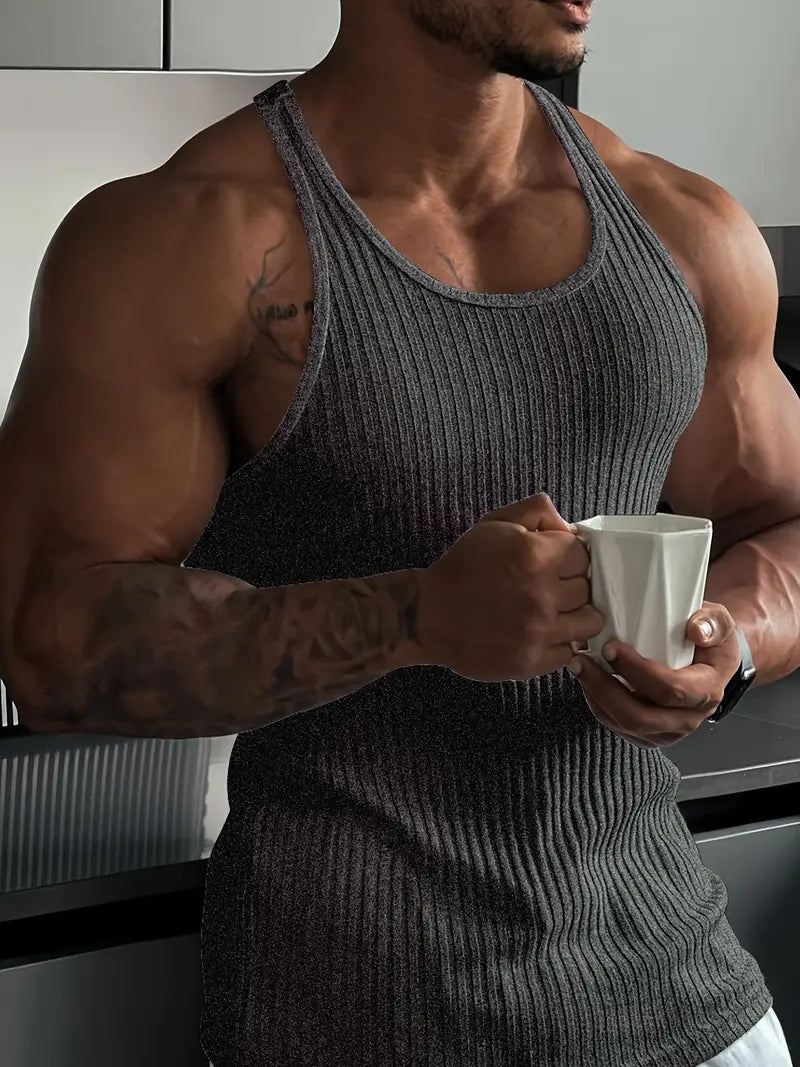 Men's Athletic Body Fit Tank Top - Sleek & Comfortable