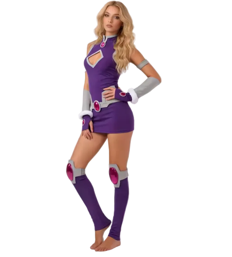Stella | Women's Fantasy Costume Set | Sleeveless Dress Accessories