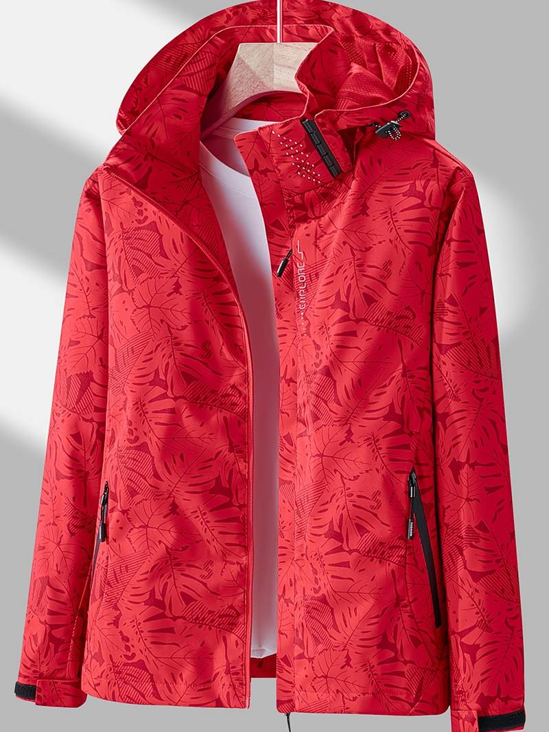 Women's Waterproof Windproof Hooded Jacket - Stylish & Lightweight