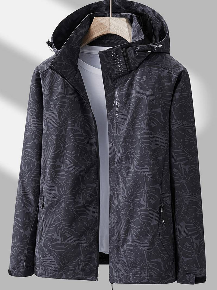Women's Waterproof Windproof Hooded Jacket - Stylish & Lightweight