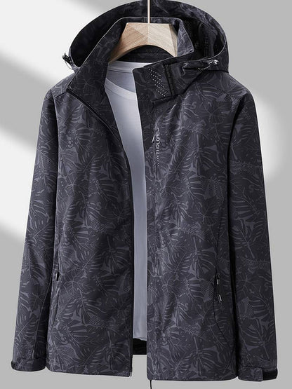 Women's Waterproof Windproof Hooded Jacket - Stylish & Lightweight