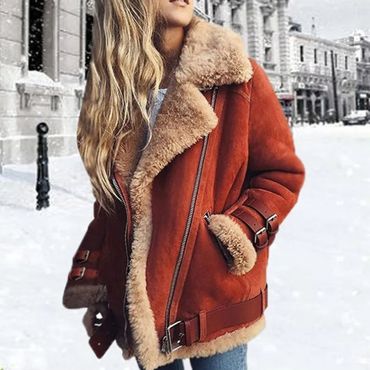 Women's Winter Double Button Trench Coat