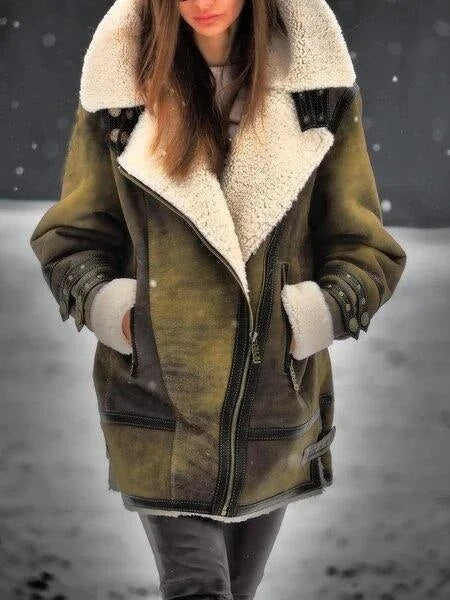 Women's Winter Double Button Trench Coat