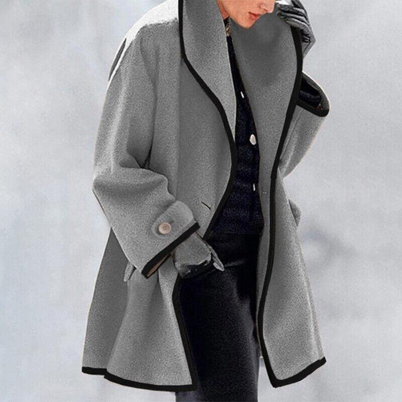 Women's Winter Double Button Trench Coat