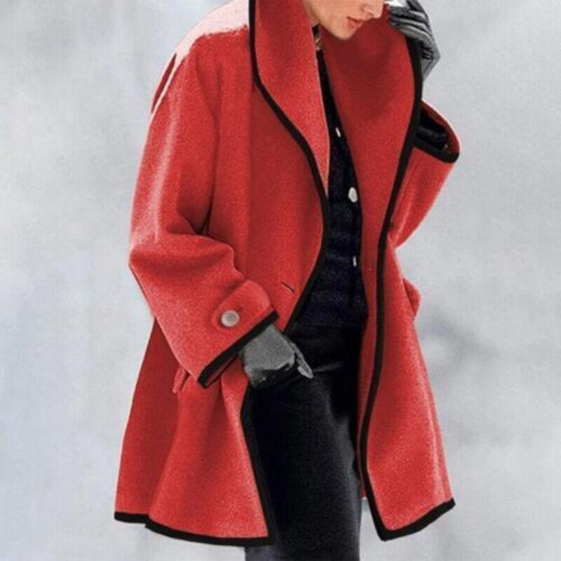 Women's Winter Double Button Trench Coat