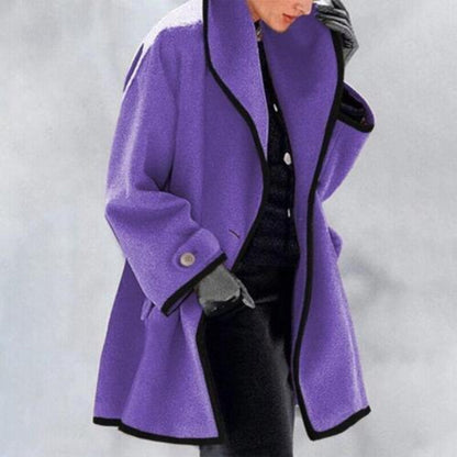 Women's Winter Double Button Trench Coat