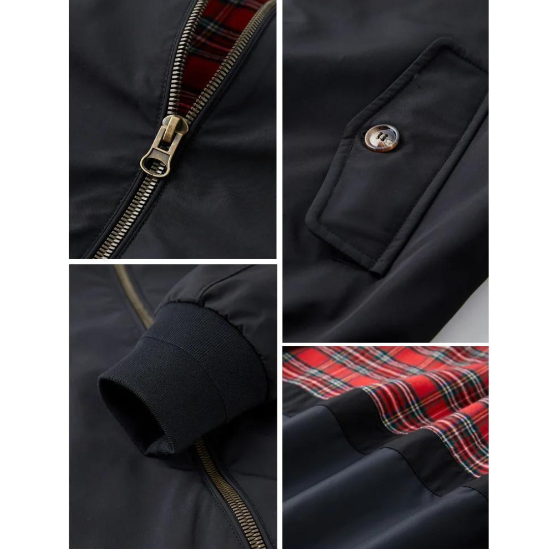 Men's Camden Heritage Harrington Jacket - Tartan