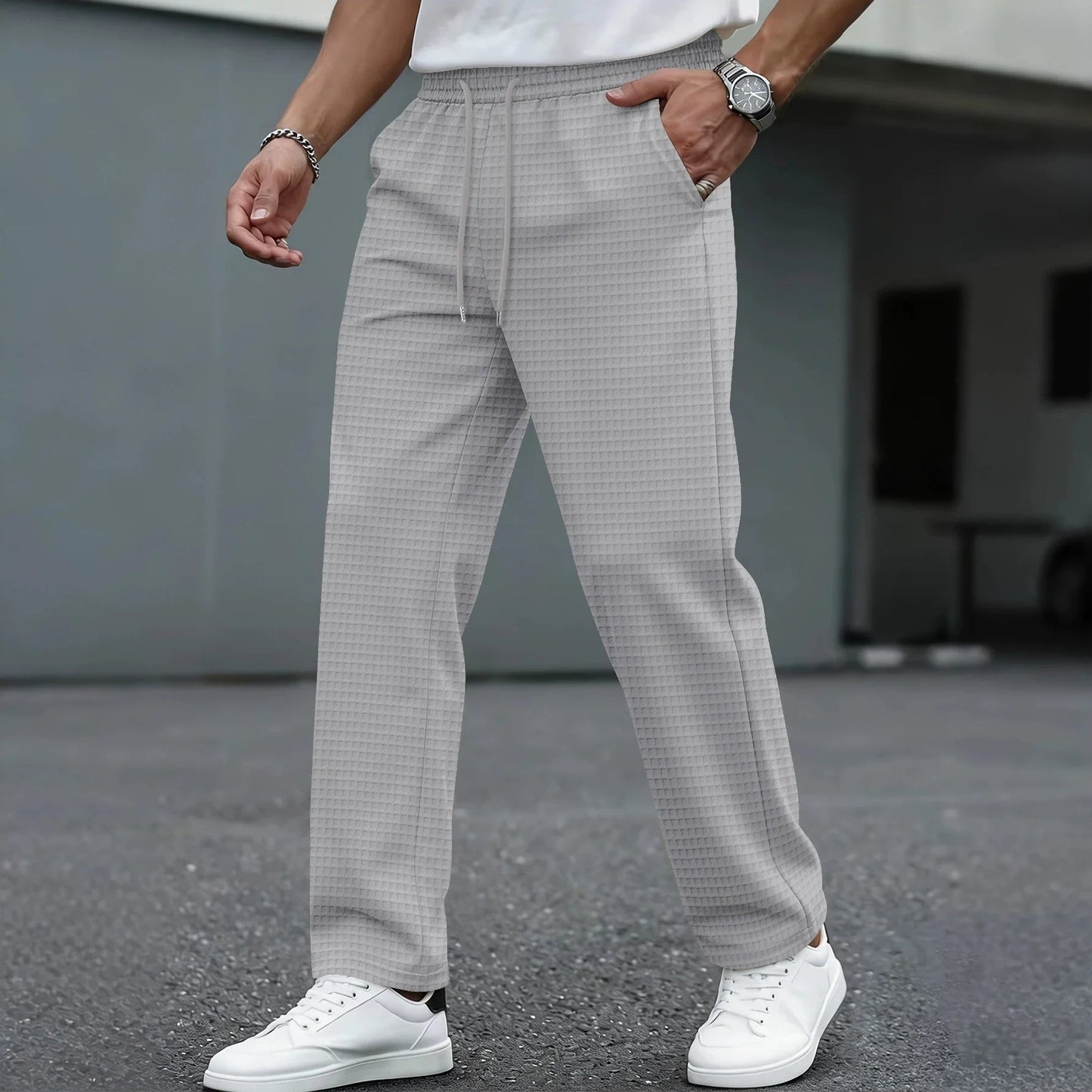 Torsten | Herren Klassische Karo-Freizeithose