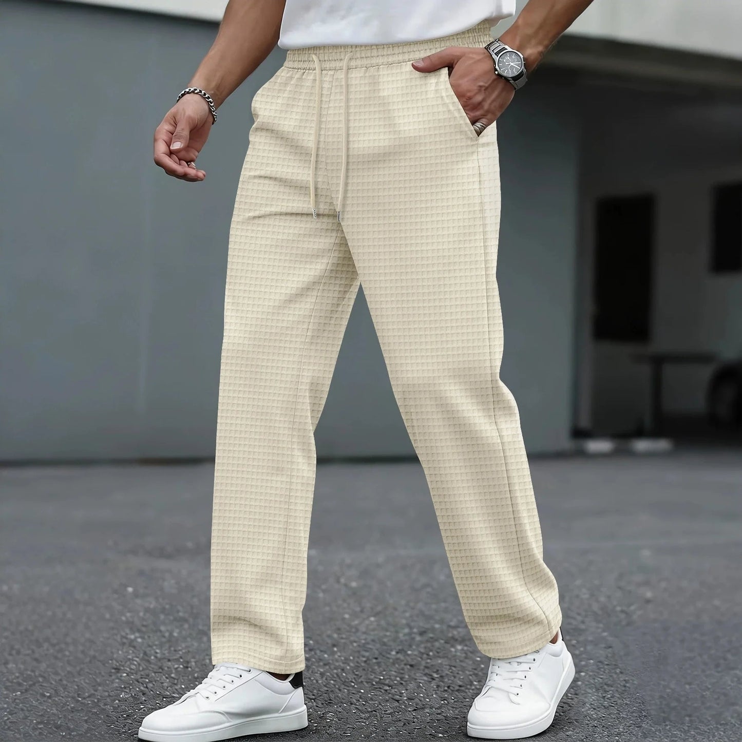 Torsten | Herren Klassische Karo-Freizeithose