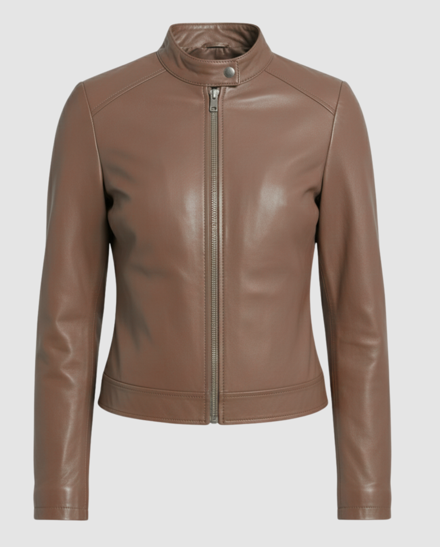 Übergangsjacke Damen mit Reißverschluss und Umlegekragen