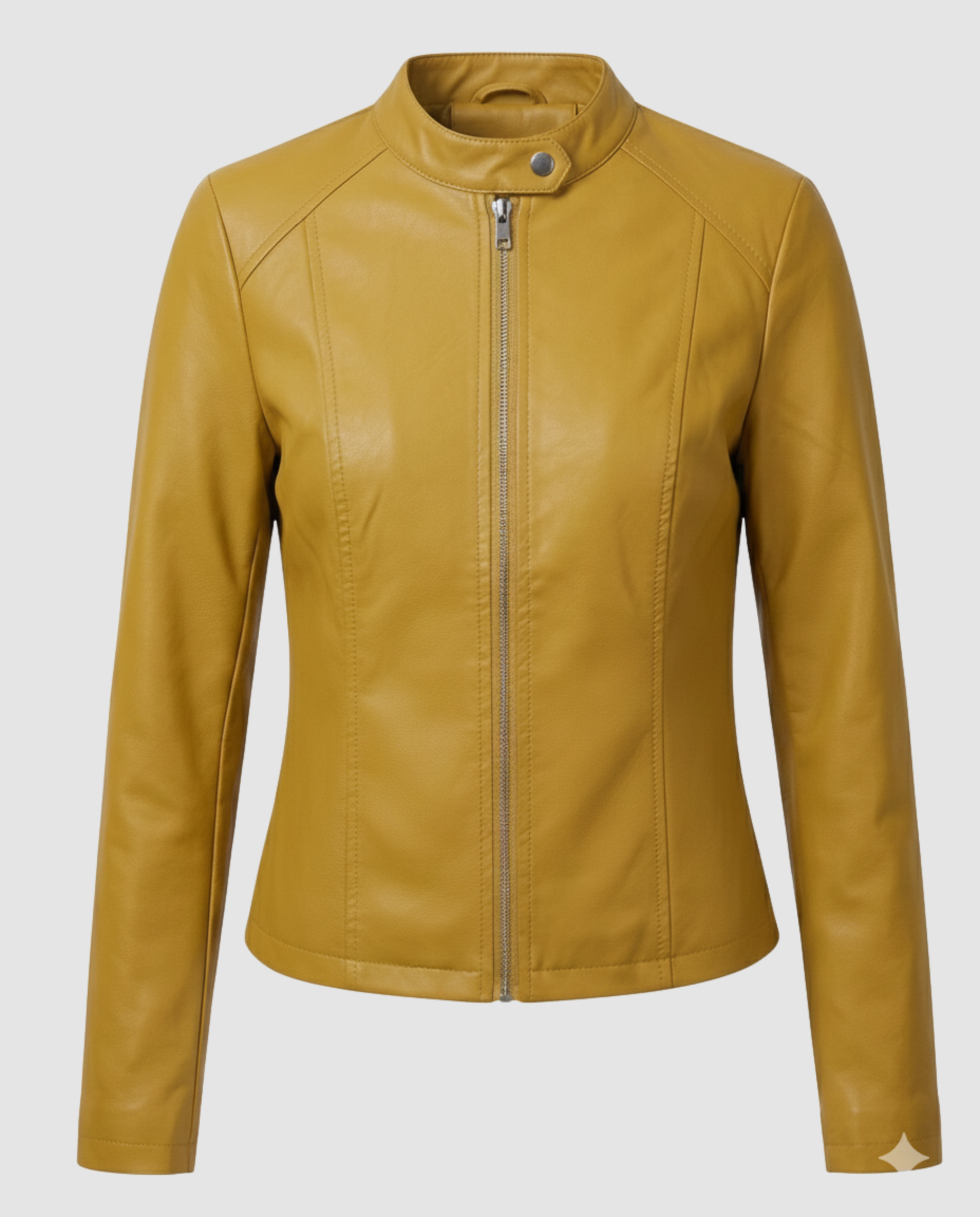 Übergangsjacke Damen mit Reißverschluss und Umlegekragen