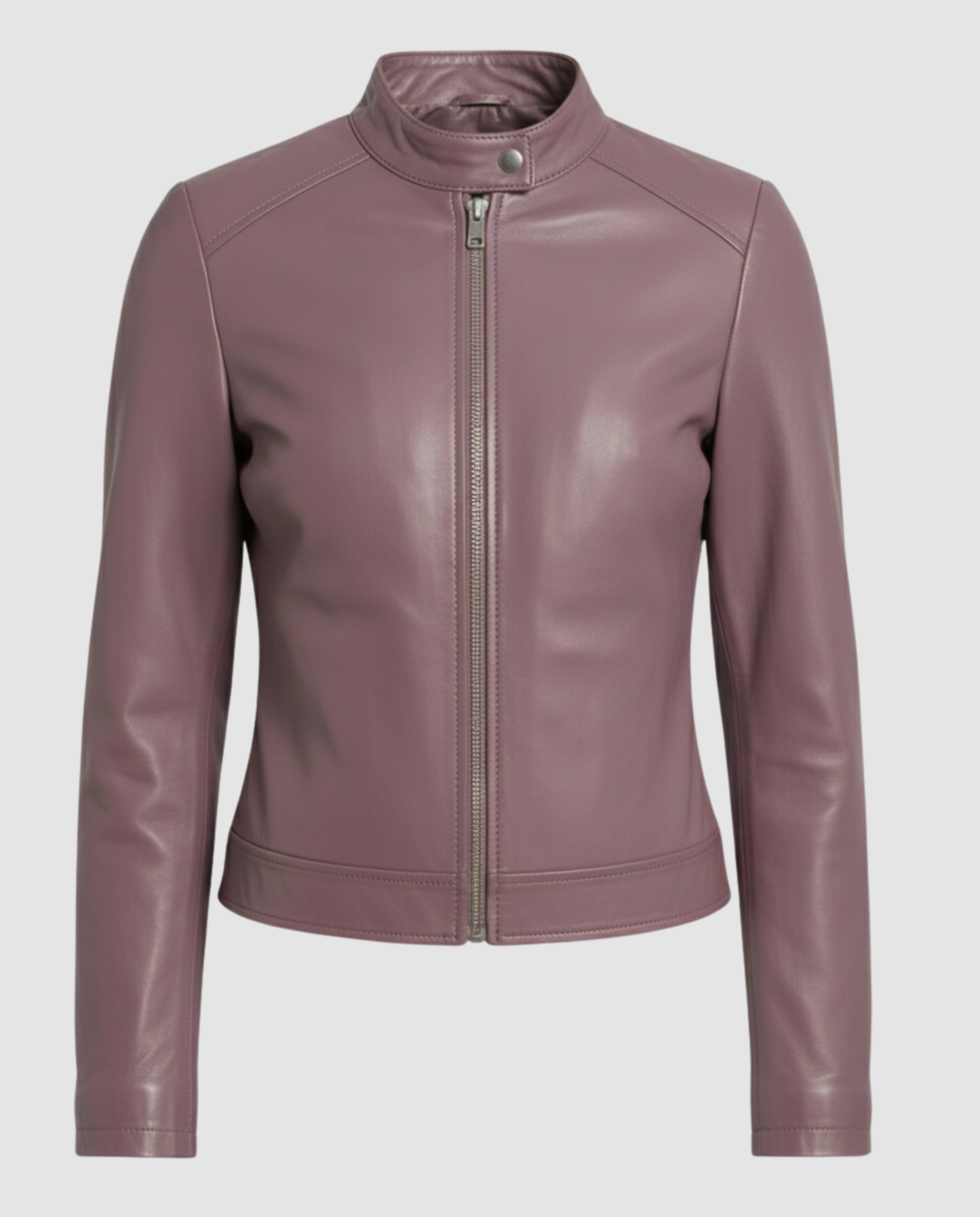 Übergangsjacke Damen mit Reißverschluss und Umlegekragen