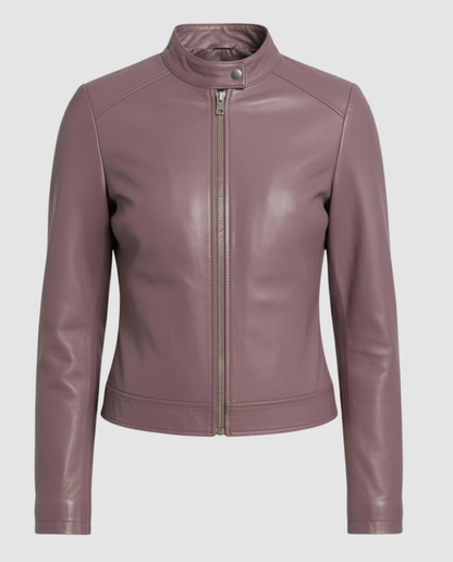 Übergangsjacke Damen mit Reißverschluss und Umlegekragen