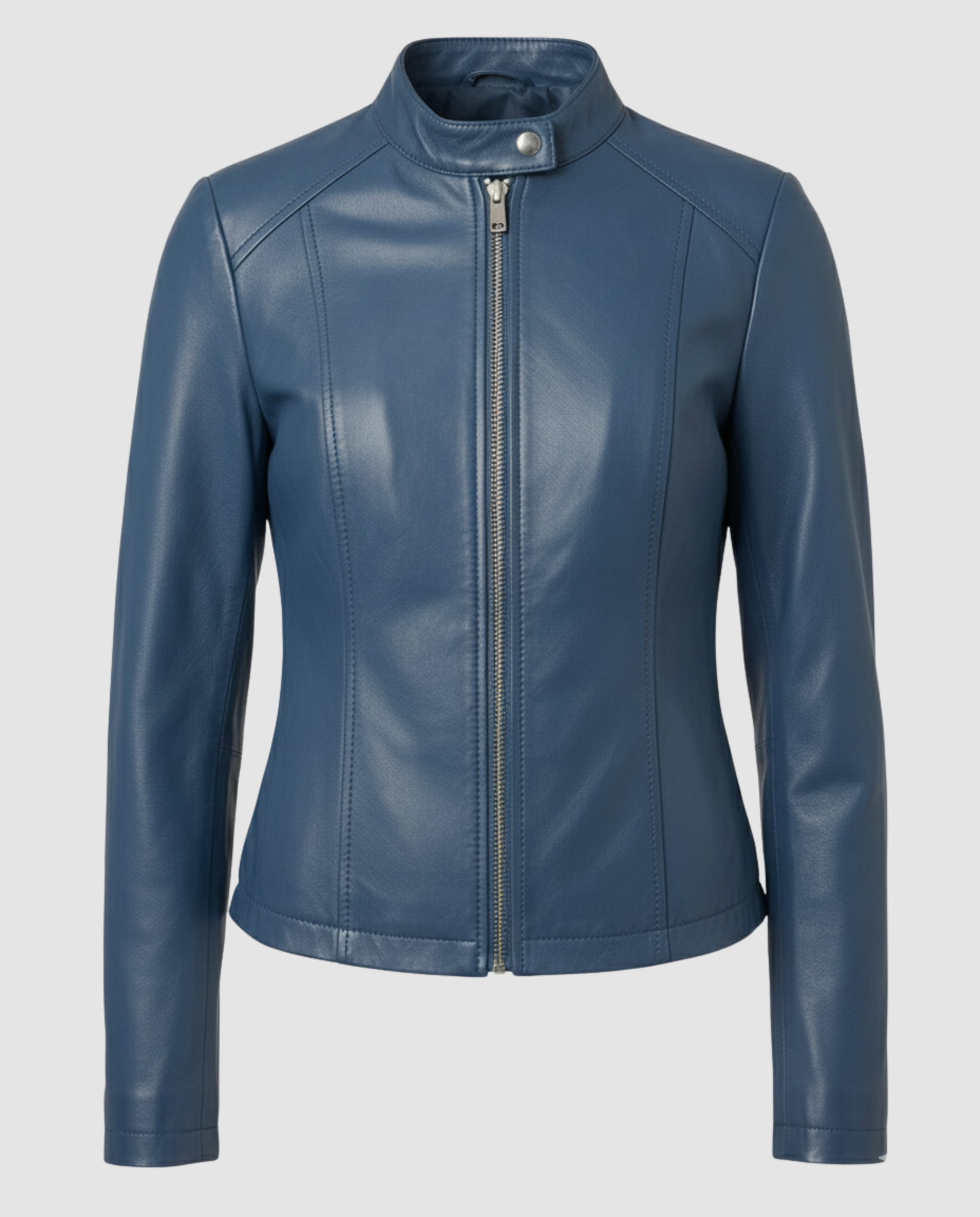 Übergangsjacke Damen mit Reißverschluss und Umlegekragen