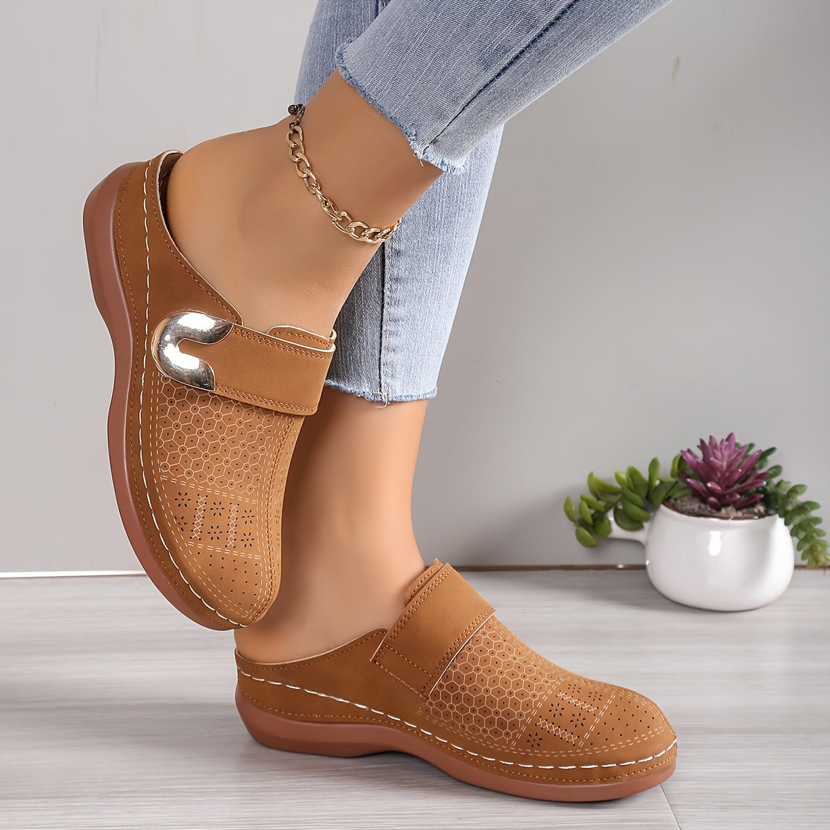 Women's Orthopedic Arch Support Slippers with Non-Slip Sole